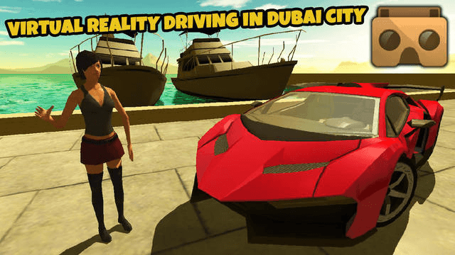 VR Car Driving Simulator VR Game for Google Cardboard or Gear VR