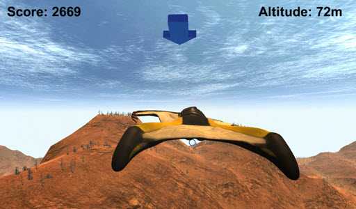Cardboard Wingsuit Simulator
